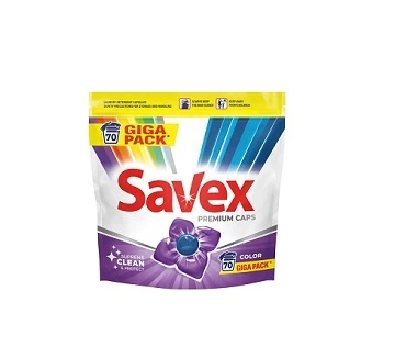 Detergent capsule Savex Premium Caps Color 70 bucati